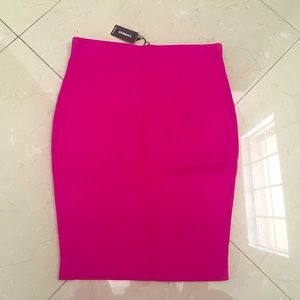 Express Body Contour sweater pencil skirt brand new